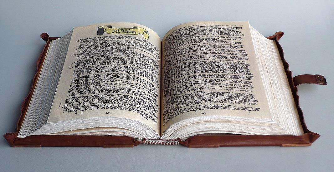 handwritten pages of the hobbit
