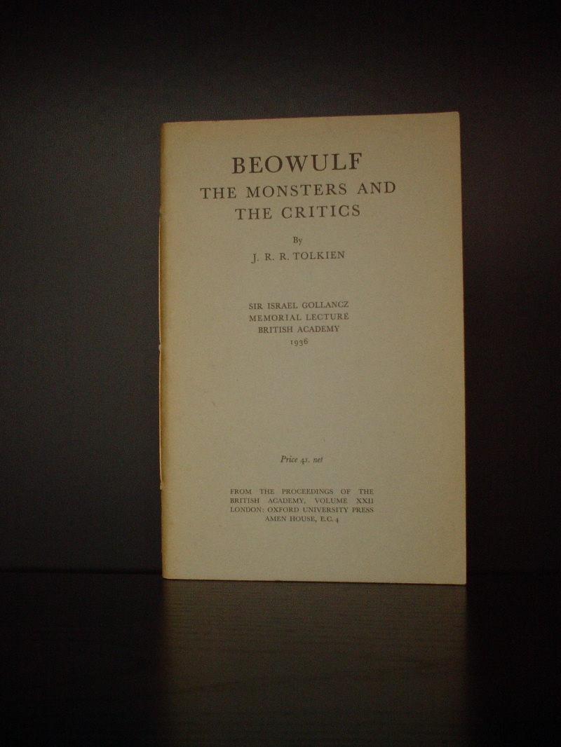 Beowulf: The Monster and the Critics by J.R.R. Tolkien