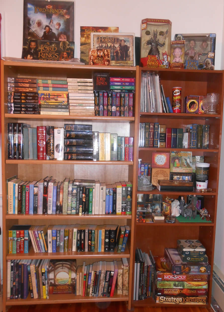 Myla Malinalda Tolkien book and Middle-earth merchandise collection