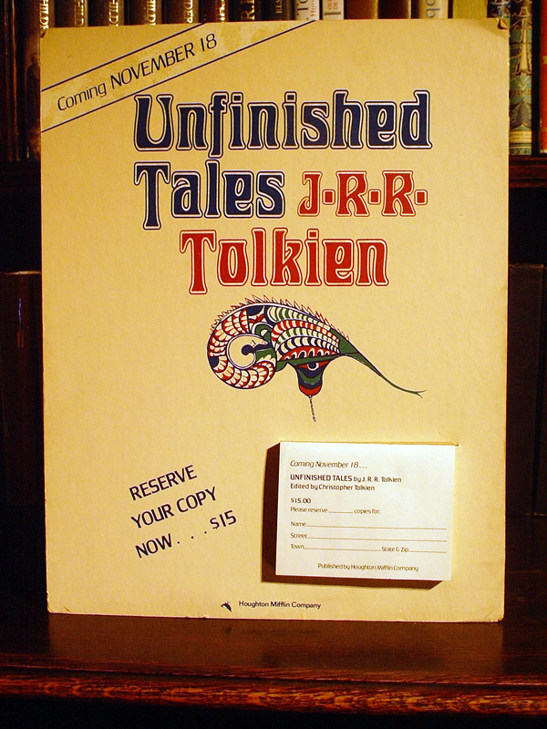 Unfinished Tales Promotional Stand