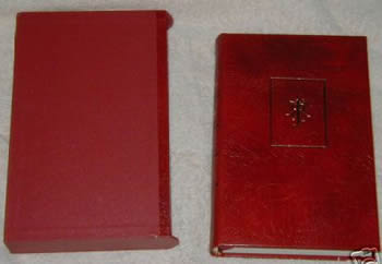 Rare Red Leather Silmarillion: Signed by Christopher Tolkien