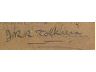 J.R.R. Tolkien: Book from his personal collection signed 2x