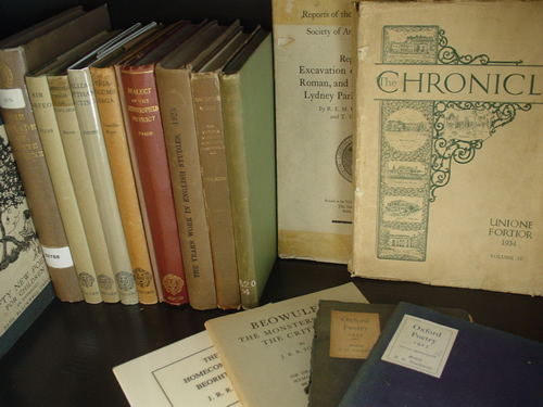 Academical works by J.R.R. Tolkien in the Tolkien Library