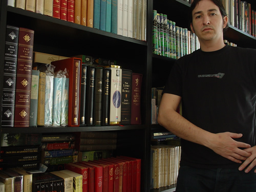 Pieter Collier, A collector of Tolkien books, and the person behind the website "The Tolkien Library".