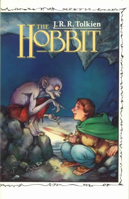 The Hobbit by J.R.R. Tolkien illustrated by David T. Wenzel book 2
