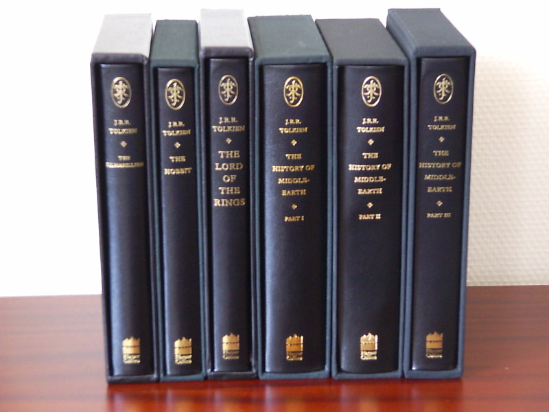 The Hobbit, The Lord of the Rings, The Silmarilion and History of Middle-earth part I, Part II and III all deluxe editions in perfect condition