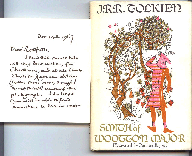 Smith of Wootton Major signed by J.R.R. Tolkien