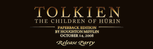 The Children of Hurin by JRR Tolkien Paperback Release Party - online celebration event