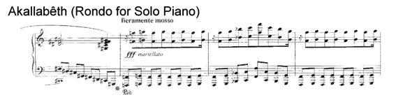 Akallabêth (Rondo for Solo Piano)