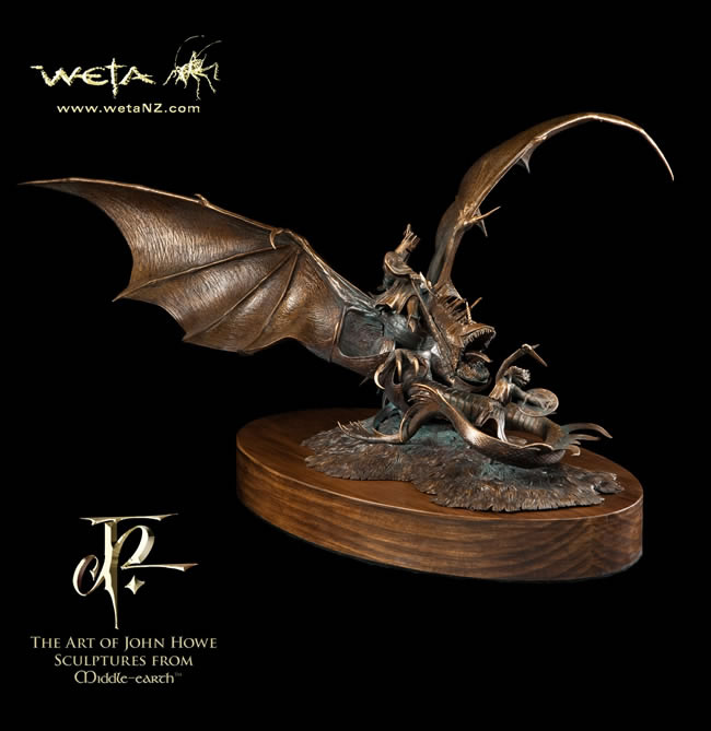 Éowyn and the Nazgûl™ is the second sculpture in our range of The Art of John Howe.