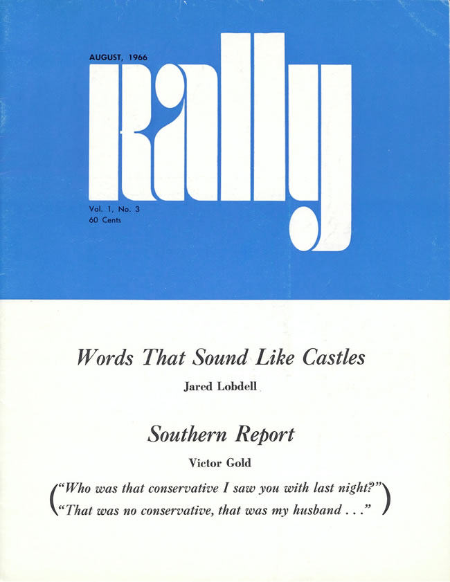 Words That Sound Like Castles in August 1966 issue of Ralley Magazine