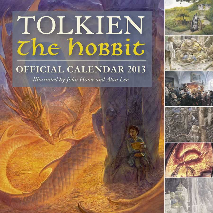 Tolkien Calendar 2013 - The Hobbit - Illustrated by John Howe and Alan Lee