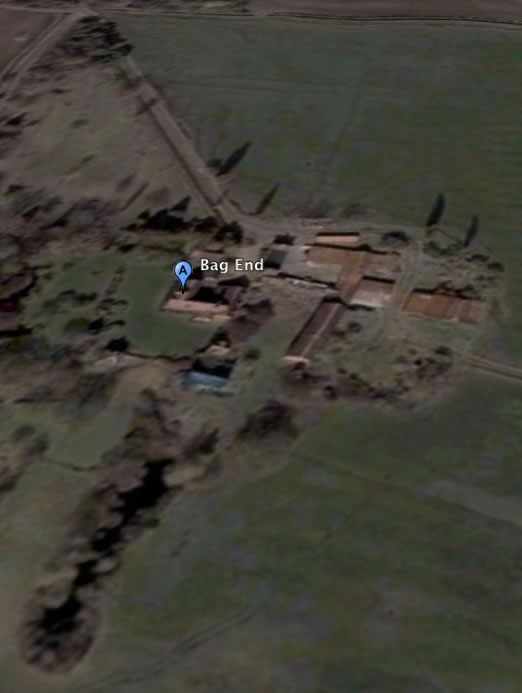 The Real Bag End Tolkien on Google Maps