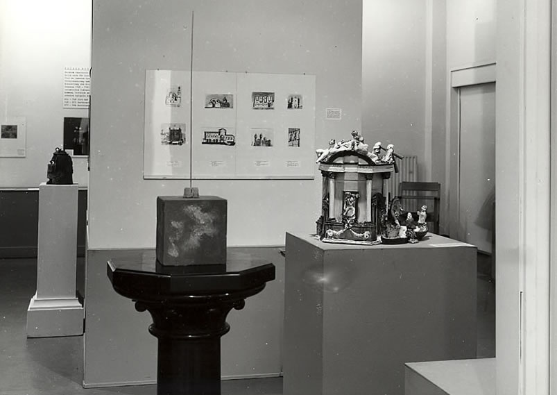 View of the exhibition 'Barbarusian Art' at the Gemeentemuseum, The Hague, 1960. Baroque and Modern art department