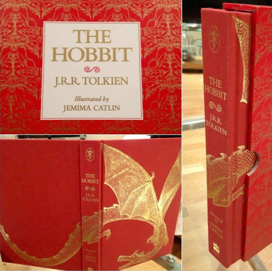 The Hobbit, illustrated by Jemima Catlin, deluxe edition in slipcase