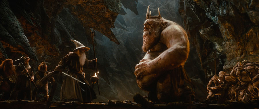 And the Great Goblin and Azog five times the size of ordinary Goblins?
