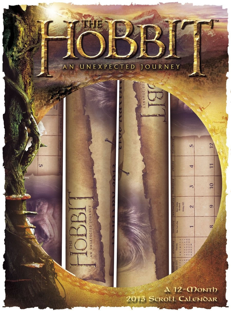 The Hobbit an Unexpected Journey 2013 Special Edition Calendar