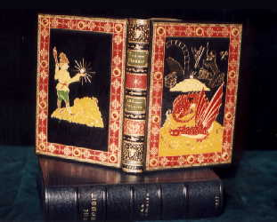 This first edition The Hobbit is housed in a velvet-lined book-style drop-back case of full morocco, titled in gilt on spine. 