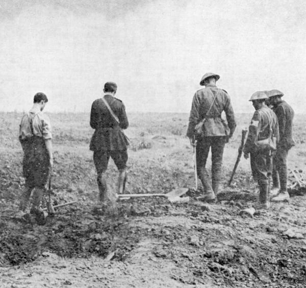 The loss of friends in the First World War