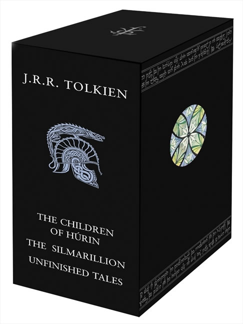 Paperback set with The Children of Hurin, The Silmarillion, Unfinished Tales