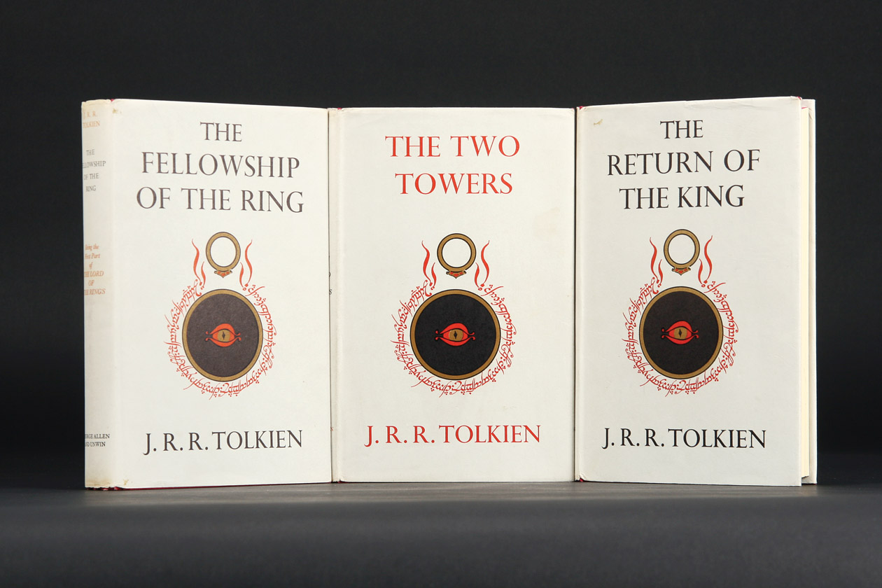 Tolkien signed and dedicated first edition set - most expensive tolkien book in the world