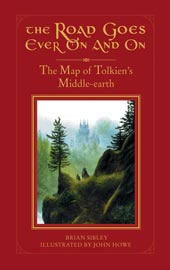 the road goes ever on and on the map of tolkien's Middle-earth