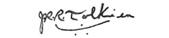 Fake Tolkien Authograph