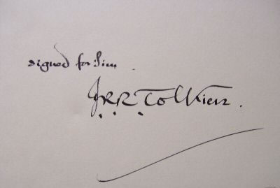 True Tolkien Signature Autograph