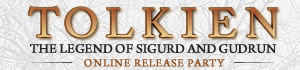 The Legend of Sigurd and Gudrun release party banner 300 x 70