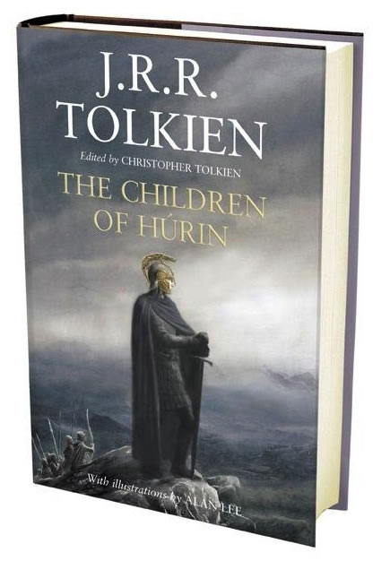 The Children of Hurin Hardback with cover art by Alan Lee