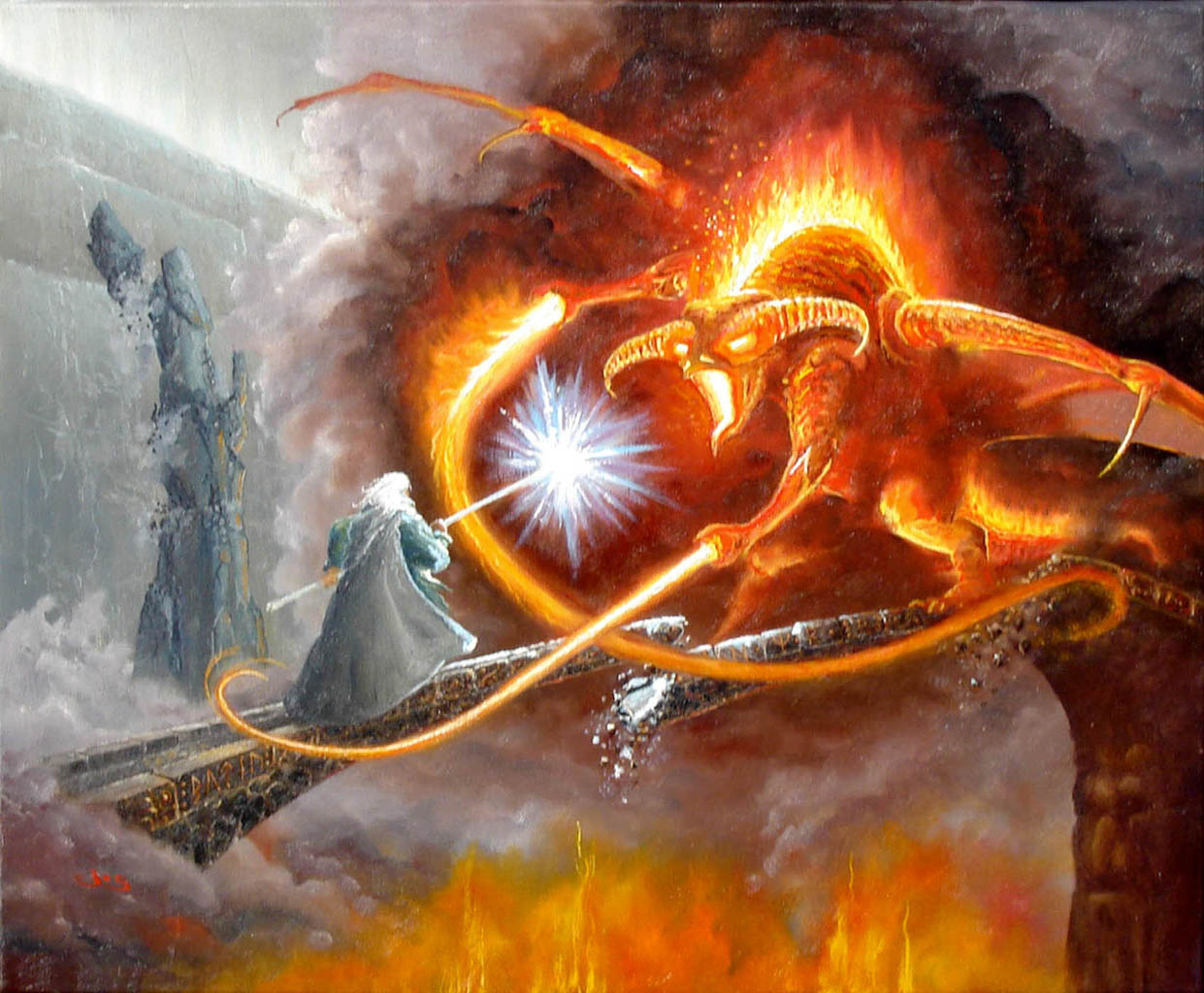 Gandalf and the balrog