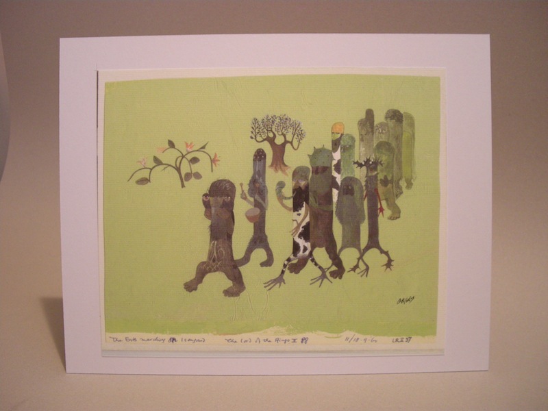 The Ents marching on Isengard by Cor Blok - limited edition print