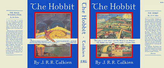 Facsimile Dustjacket from The Hobbit by J.R.R. Tolkien, 1938 Edition