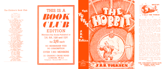 Facsimile Dust The Hobbit by J.R.R. Tolkien, 1942 Edition