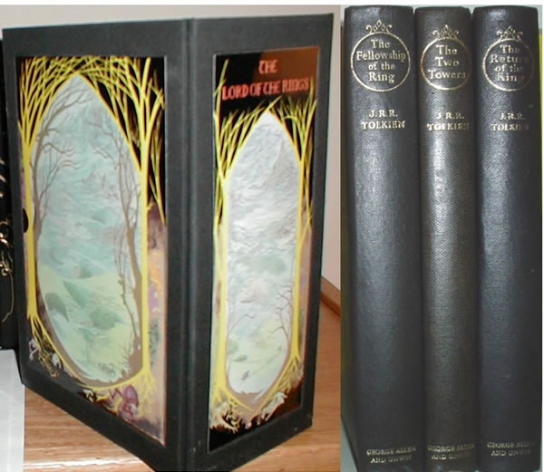 1963 1st Deluxe Lord of the Rings - Pauline Baynes reproduced slipcase