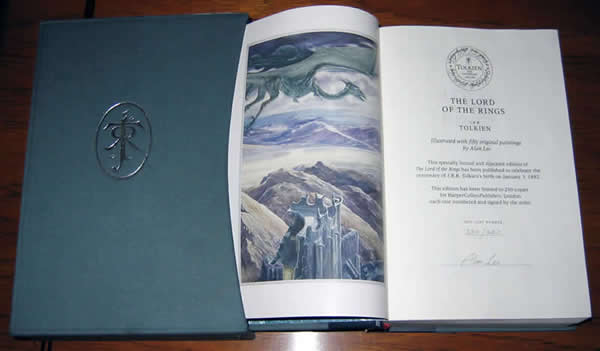Signed Ltd Numbered Harper Collins 1 volume Lord of the Rings