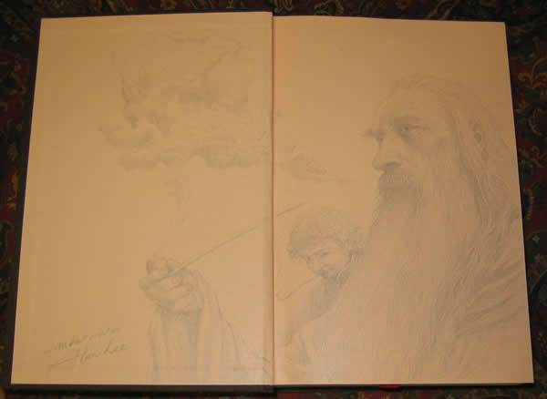 Gandalf drawing by Alan Lee