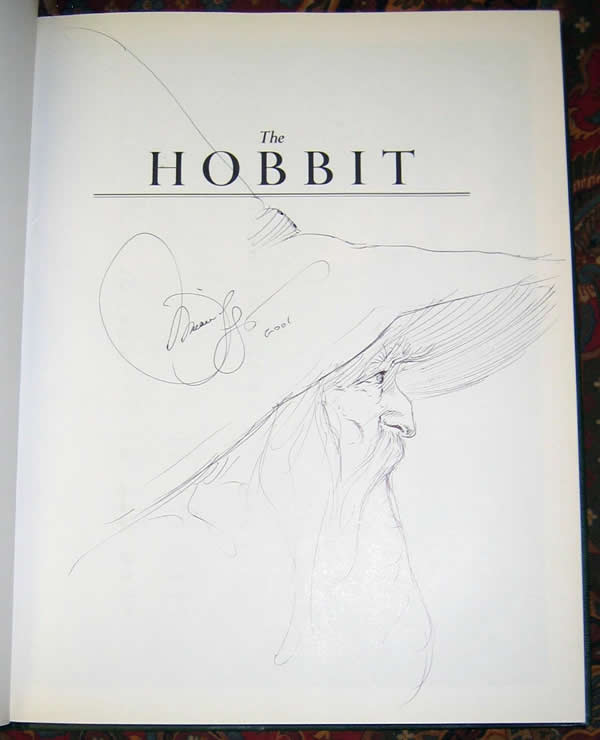 Gandalf drawing by Michael Hague