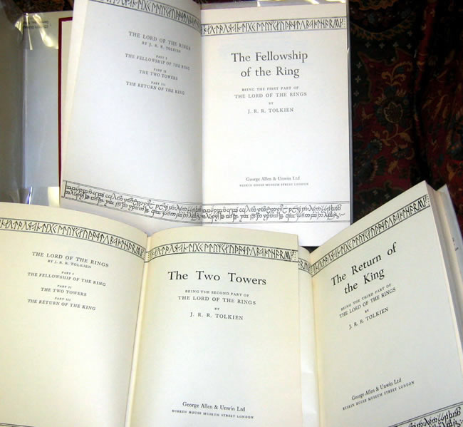 Early 1950's UK 1st Editions of The Lord of the Rings with Original Dustjackets 8