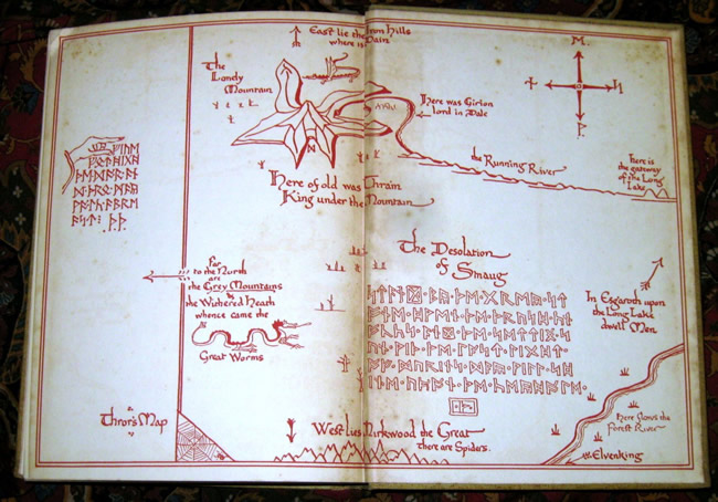 map of the Hobbit
