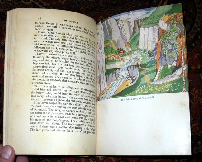 Rivendell by J.R.R. Tolkien in US 1st Hobbit
