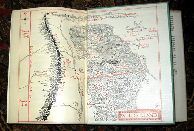 The map of Wilderland