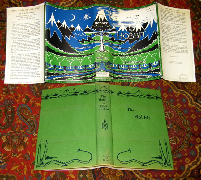 The Hobbit, or There and Back Again, by J.R.R. Tolkien, 1963 14th impression with dustjacket