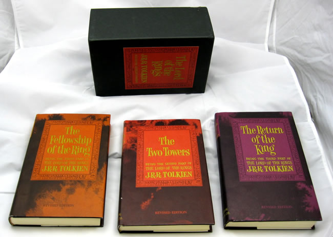 The Lord of the Rings, with publishers slipcase, 1965 Houghton Mifflin 2nd Edition, Near Fine/Very Good Plus