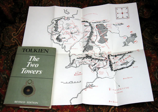 The Map of Middle-earth in The Two Towers 2nd edition