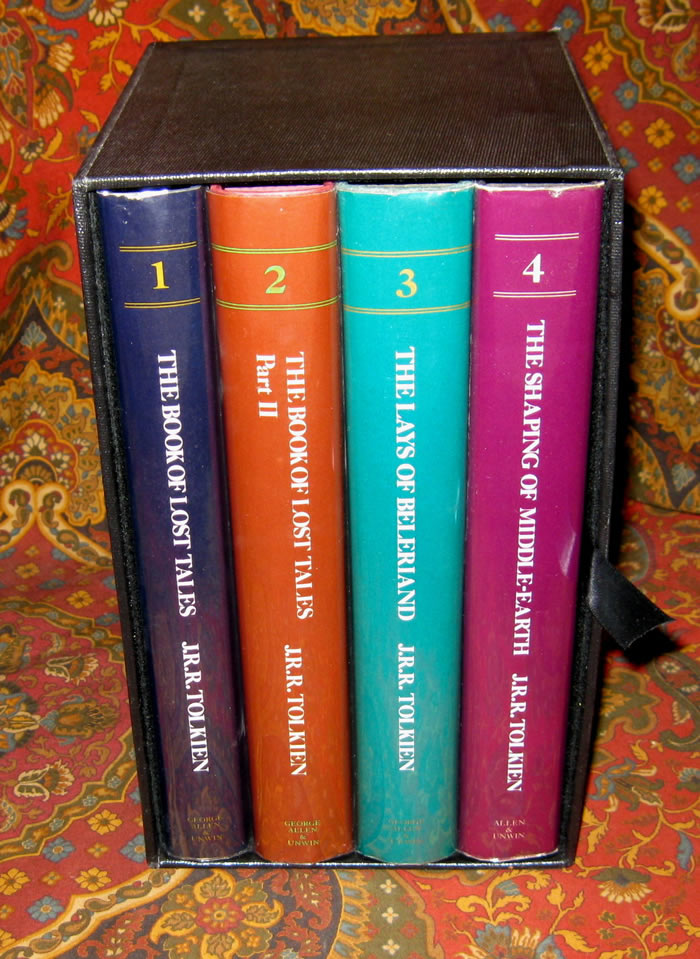 The History of Middle-Earth, Volumes 1 - 4, 1st UK Edition, 1st Impressions