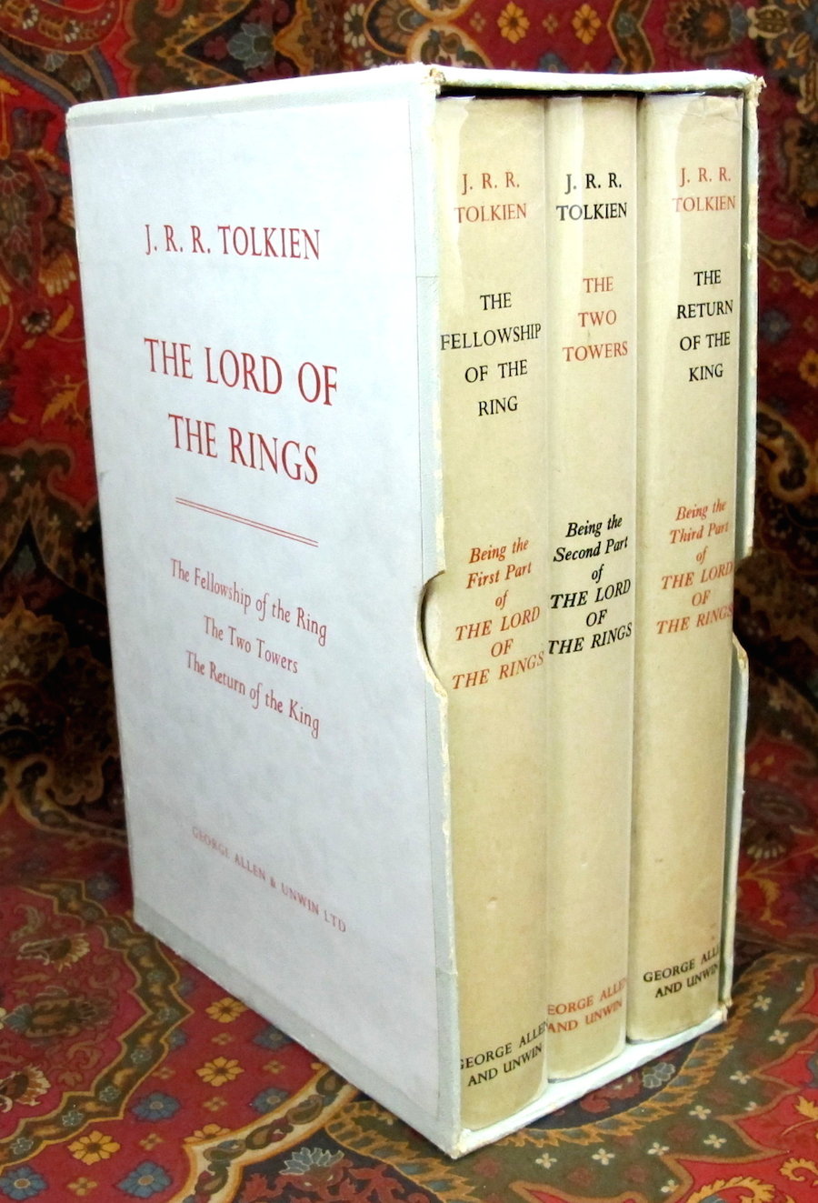 The Lord of the Rings, 1962 Allen & Unwin UK 1st Editions in Publishers Slipcase