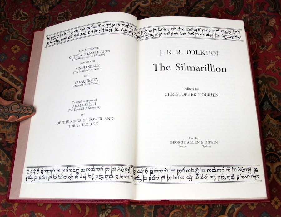 The Silmarillion, 1982 Super Deluxe Signed Limited Numbered Edition #100