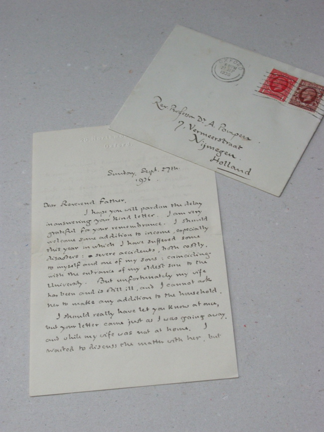 Tolkien Autograph Signed Letter with envelope