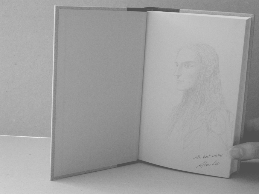 Children of Hurin Deluxe Edition with signed drawing by Alan Lee